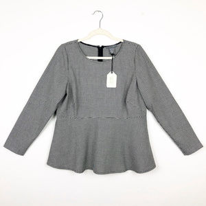 🛒 5/$25 Su & Lola Black and White Longsleeve Top